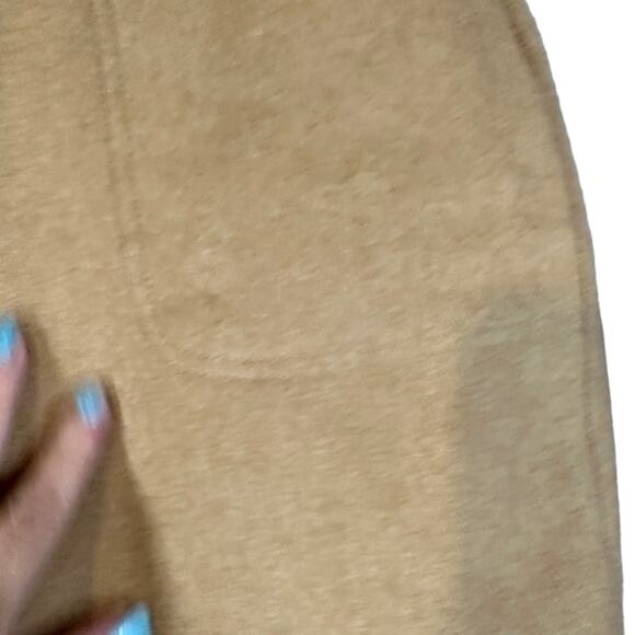 Vineyard Vines Beige Wool Blend Lined Mini Skirt With Pockets Women Sz 8 - Picture 3 of 11